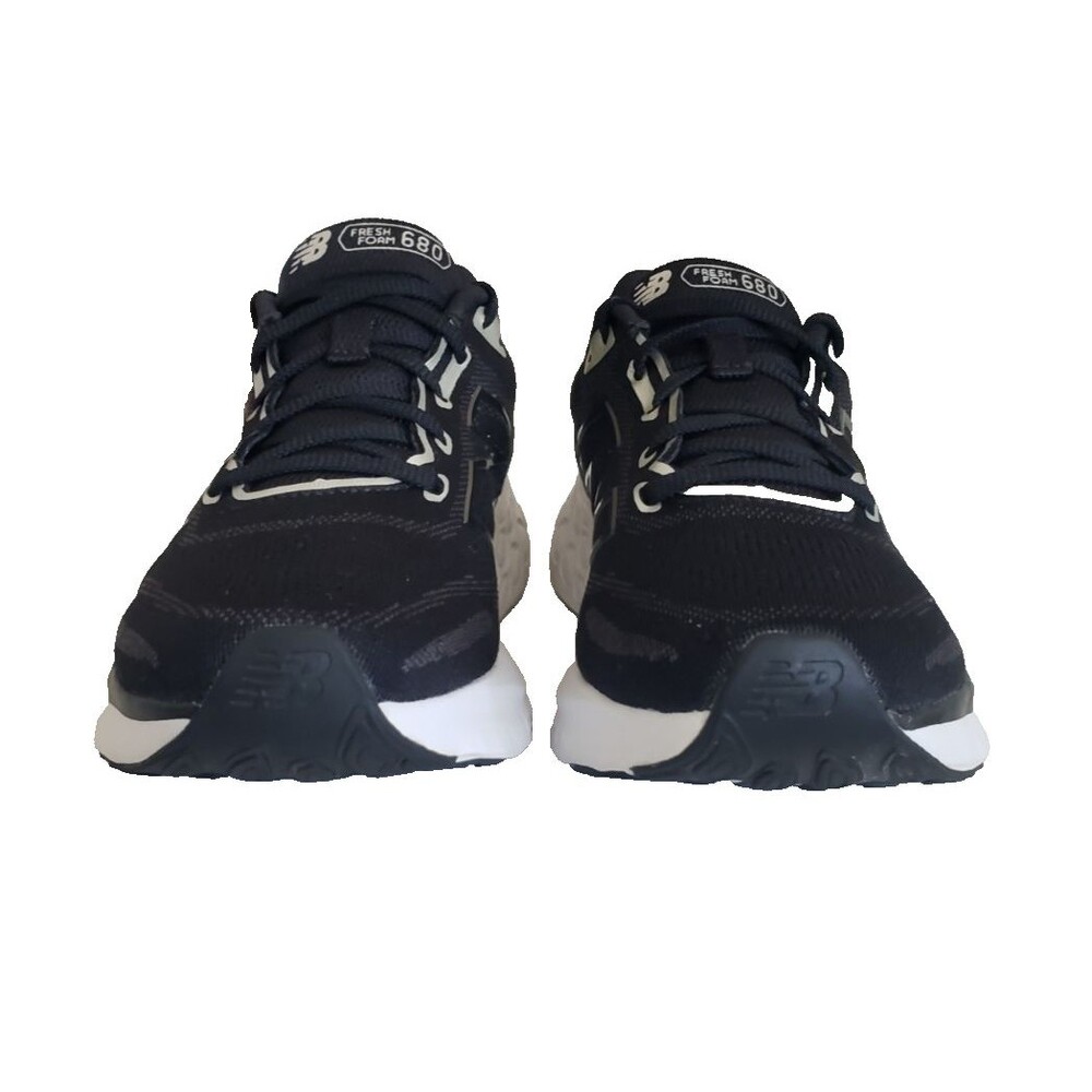 New Balance Women's Fresh Foam 680 V8 Running Shoe 8.5B Black Metallic Sneakers - Picture 3 of 12